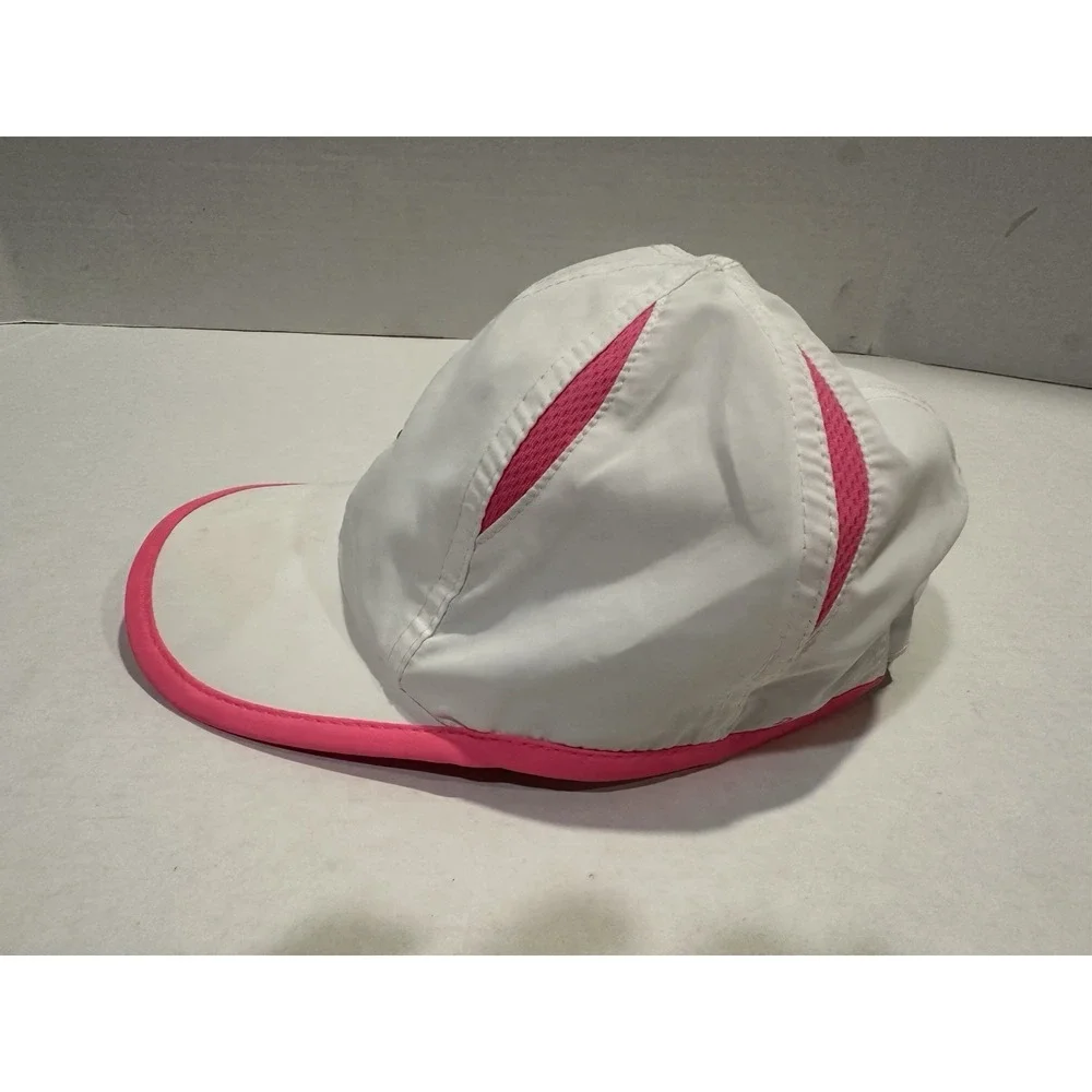 Nike Featherlight Dri Fit Toddler Hat Cap Pink White Light Weight